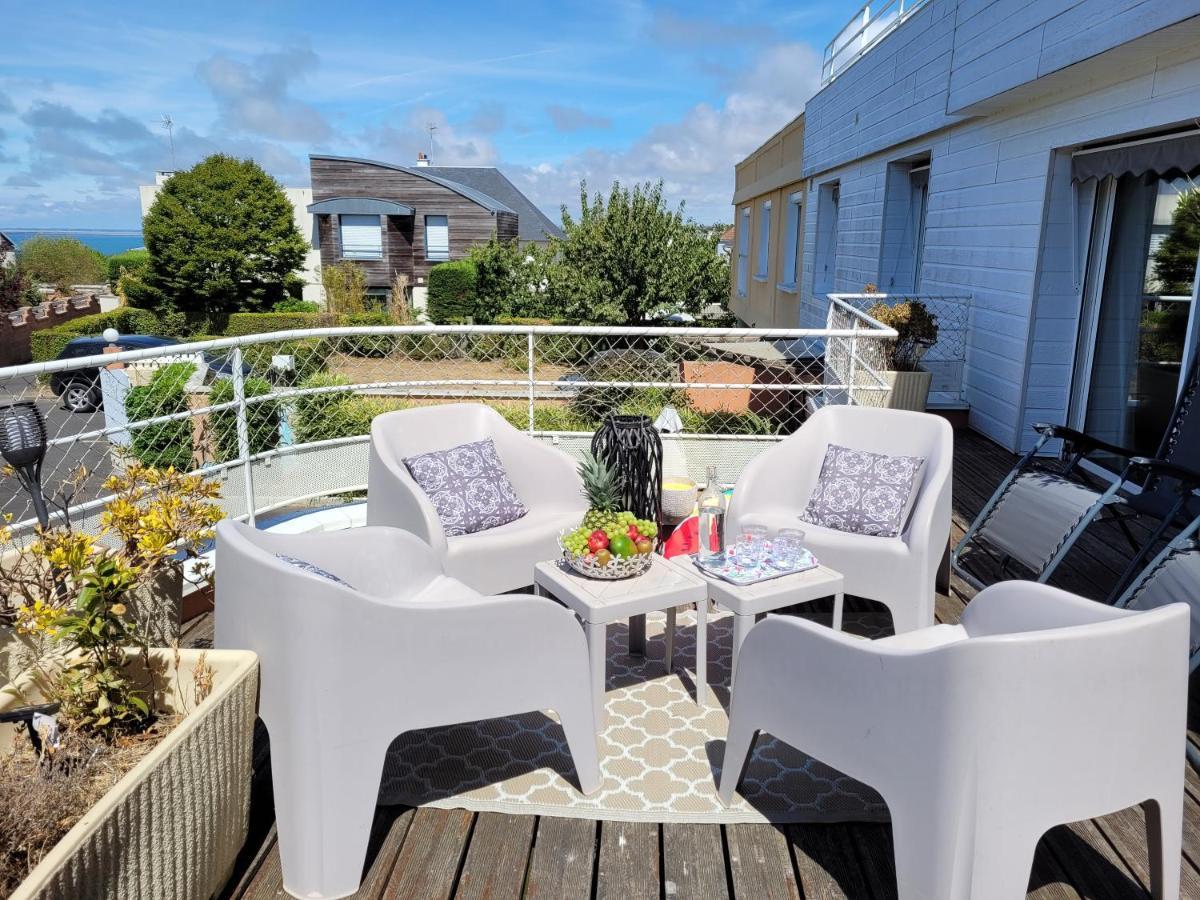 La Terrasse, Jacuzzi Et Vue A 100m De La * Donville-les-Bains